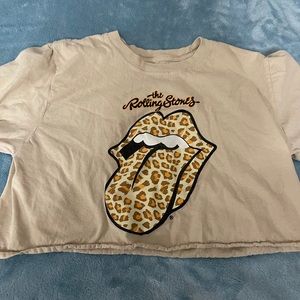 ROLLING STONES CROPPED TEE